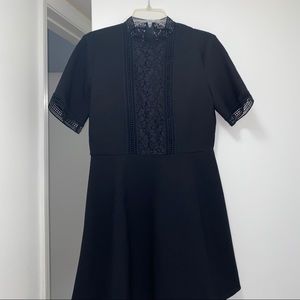 Zara lace black dress